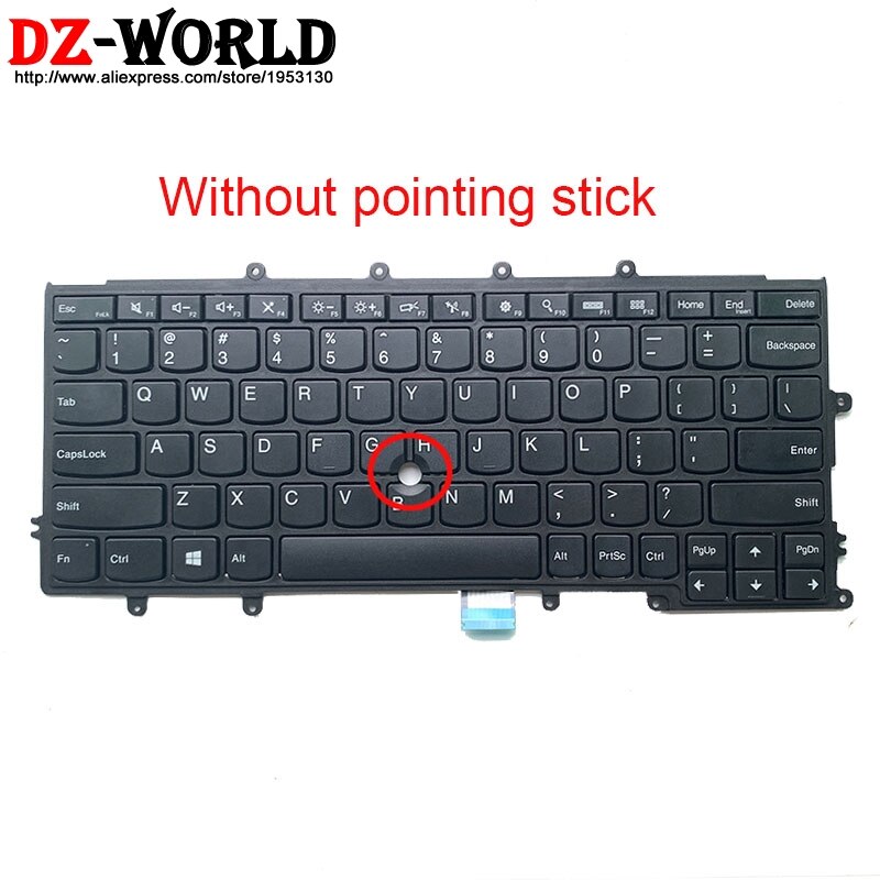 US English Keyboard for Lenovo Thinkpad X230S X240 X240S X250 X260 Laptop 04Y0900 04Y0938: Grey