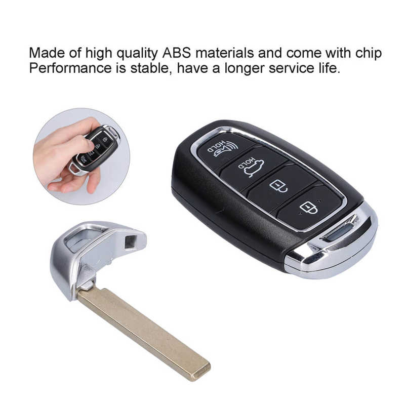 Smart Key Keyless Remote Entry 4 Buttons for Car