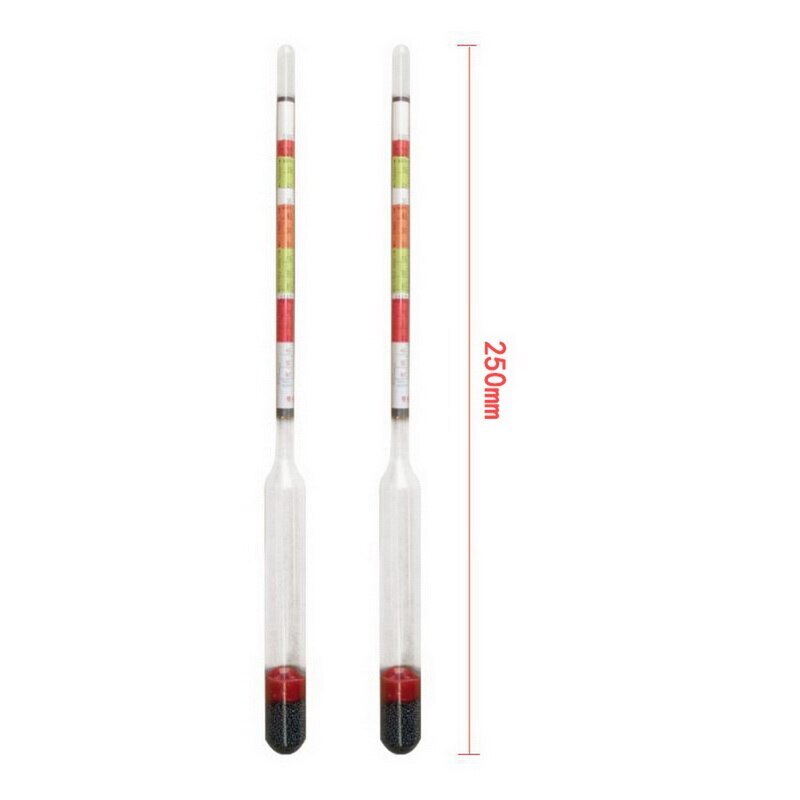 Triple Scale Hydrometer Self Brewed Wine Tester Meter for Home Making Beer Home Making Beer Hydrometer Wine Hydrometer