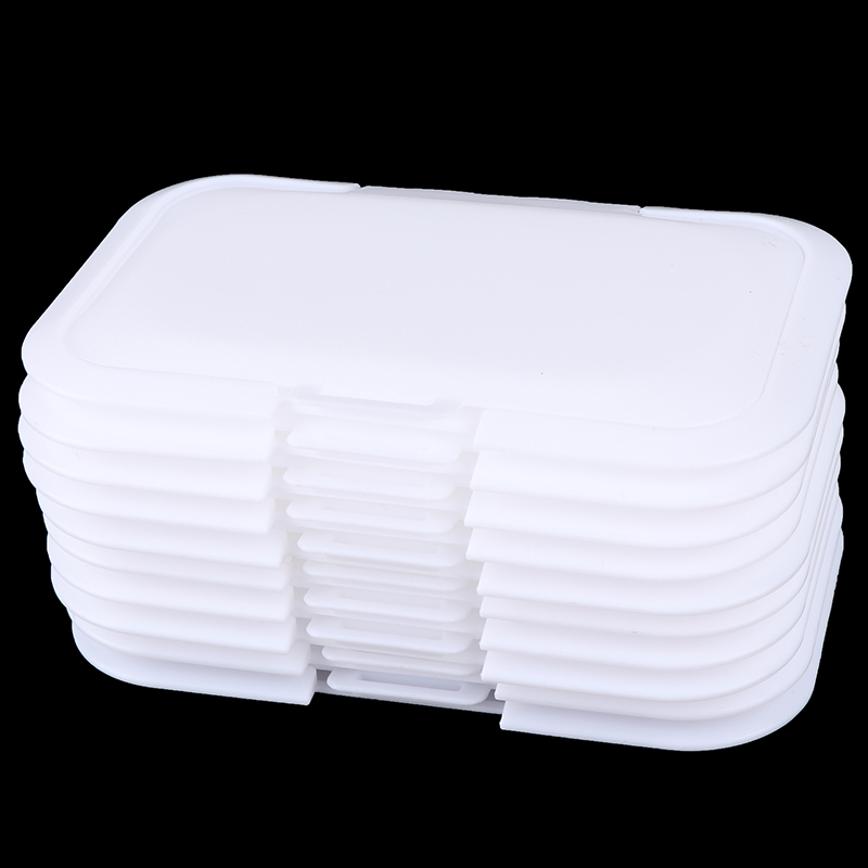 Wet Wipes Cover Portable Child Wet Tissues Box Lid Mobile Wipes Wet Paper Lid 5pc/set Reusable Lid Cover Baby Wipes Lid Baby