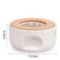 Mini Draagbare Theepot Houder Kaars Warmer Thee Warmer Isolatie Base Koffie Thee Heater Kaarshouder Thee Accessoires: D