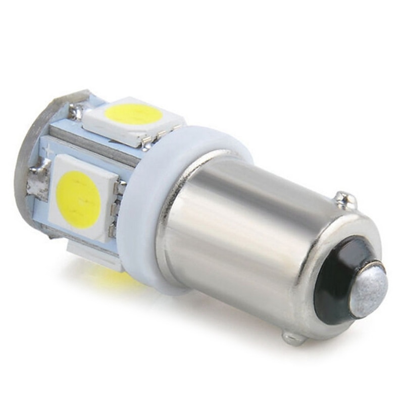 BA9S Xenon Wit 5050 5SMD Auto Led Licht Auto Lamp T4W H6W Indicator Kaart Dome Verpakking Car Styling Dc 12V Leeslamp