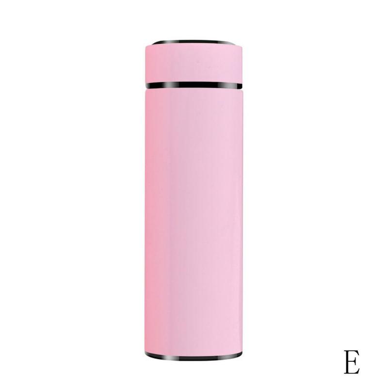 480ml Smart Water Bottle Digital LED Temperature Steel Cup Flask Male Business Water Female Display M8Y6: E