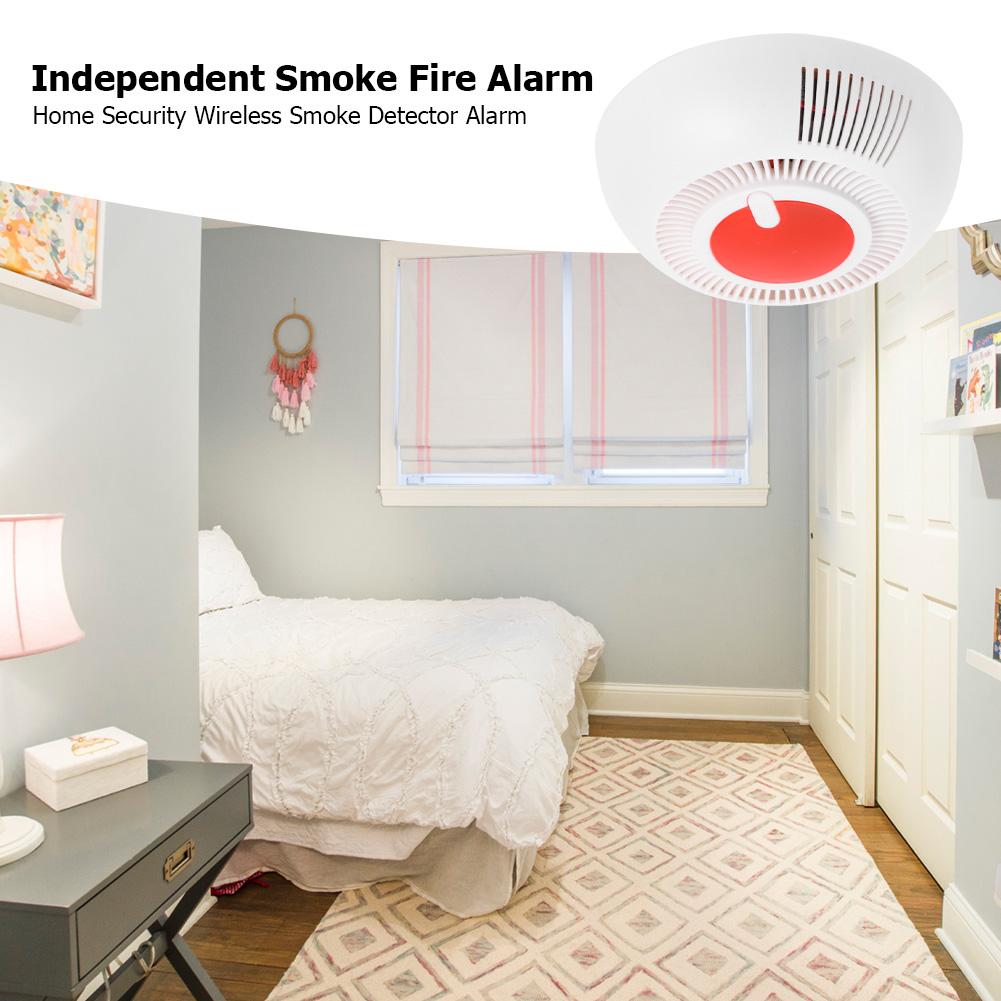 Wireless Smoke Fire Alarm Fire Smoke Detector Sensor WiFi Home Security Alarm Strong Stability Insect-proof Anti-White Light