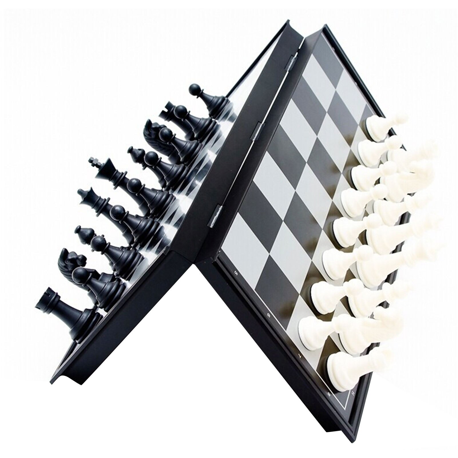 Jeu D'Échecs Magnétique Pliable 25cm - Échiquier De Voyage Portable Pour Enfants Et Adultes