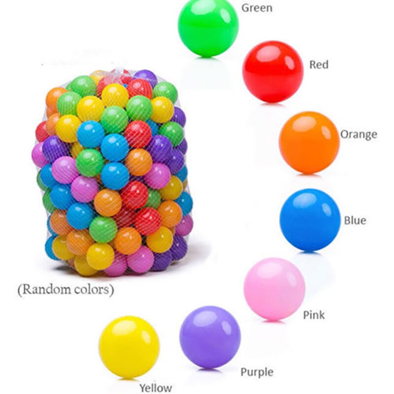 Ephex 5.5 Cm Plastic Erkenning Vermogen Opgeleid Oceaan Bobo Bal 100 Stuks Niet Giftig Ouders-Kinderen Interactie Tent bobo Bal Fun