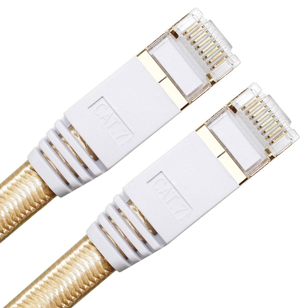 Cat7 RJ45 ekranowana czysta miedź 3ft 6ft 10ft 15ft 30ft 30 cm/50 cm/1 m/1.5 m/2 m/3 m/5 m/10 m sieć LAN kabel ethernet przewód internetowy