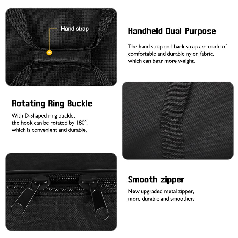 SH 70/84CMBolsa de fotografía Oxford negra para Softbox estudio fotográfico lámpara Led individual con trípode Kit de estudio de fotografía iluminación