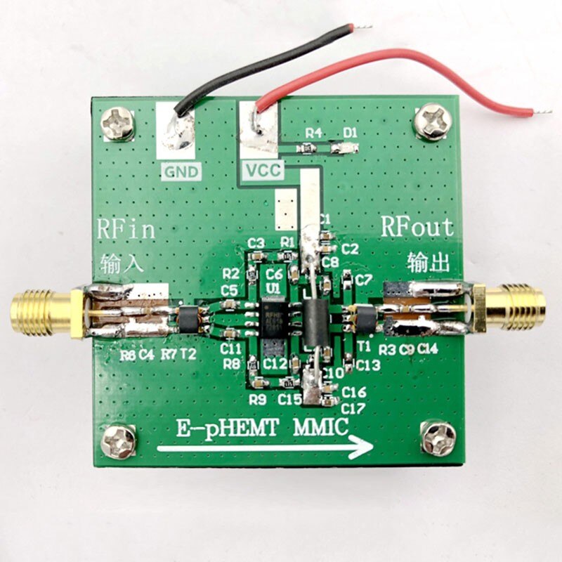 TZT AE618 50-1000MHz Linear Amplifier 1W 20DB Gain RF Power Amplifier Ham Radio