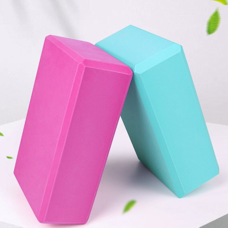EVA Gym Blocks Foam Brick Yoga Pillow Cushion Stretching Body Shaping Yoga Blocks Training Exercise Fitness Set Tool