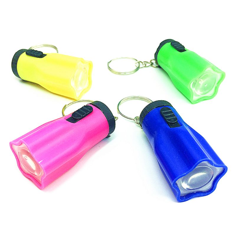 Mini Taschenlampe LED Licht-hoch Spielzeug Keychain Party Favors freundlicher Spielzeug Spielereien Tasche Anhänger Leucht Spielzeug Weihnachten