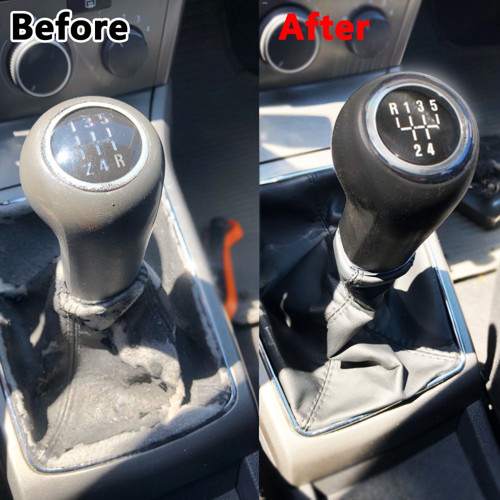 5/6 Speed Car Gear Shift Knob Lever Stick Gaitor Boot Cover For Opel/Vauxhall Astra III H 2005 2006 2007