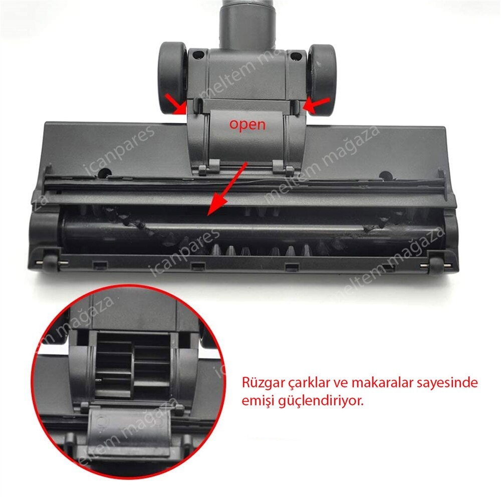 35MM Universal Vacuum Cleaner Accessories Carpet Floor Nozzle For Taski Haier Vacuum Cleaner Head Tool