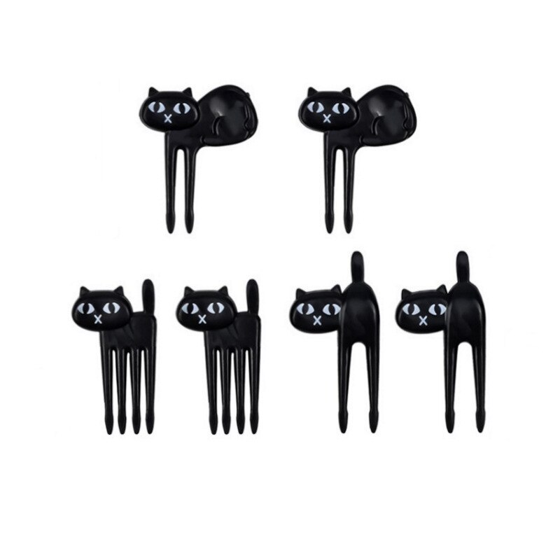 10/30Pcs Bento Groente Servies Leuke Mini Peuter Kinderen Fruit Vorken Tandenstokers Kids Voedsel Picks Cartoon Animal Farm: 4