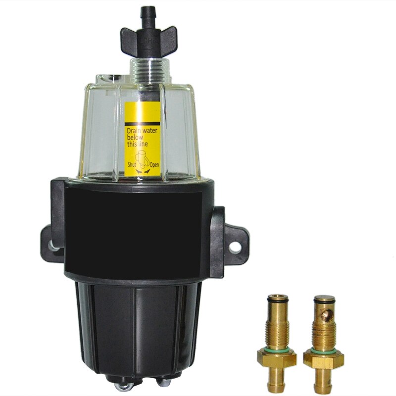 Boot Brandstoffilter, 30 GPH 10 Micron R12T Boot Marine Rotatie Plastic Brandstoffilter Waterafscheider Fit Voor Speedboot Olietanker