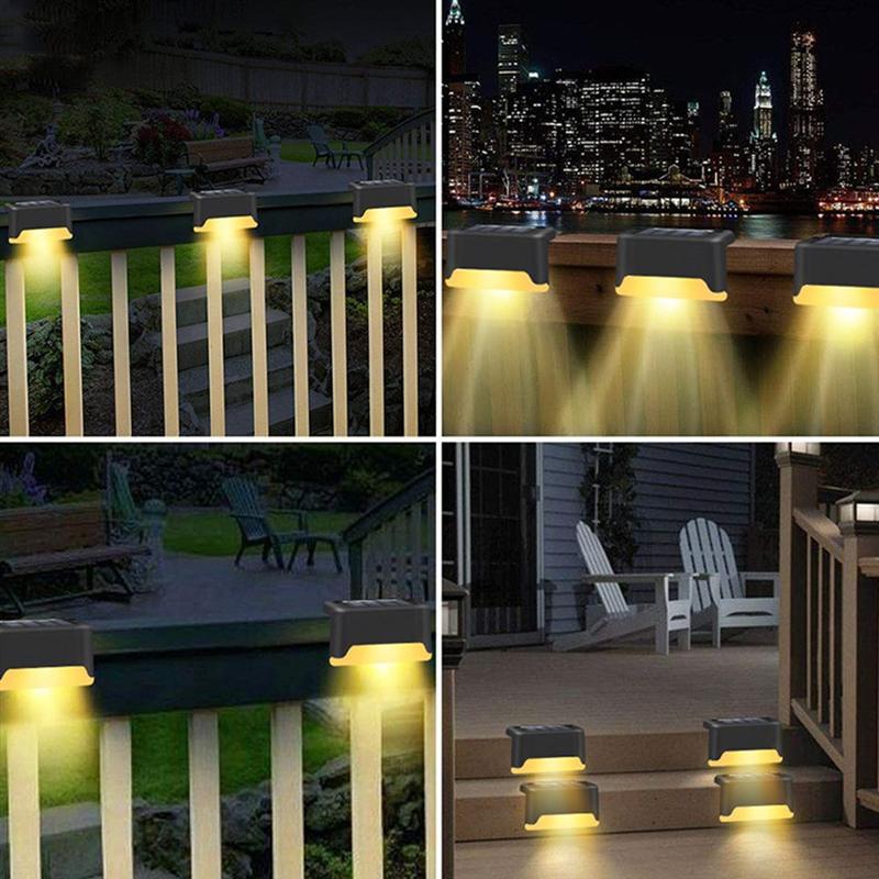 Outdoor Step Lights Practical Solar Lamp Outdoor Waterproof Stair Light LED Step Light Garden Decoration Landscape Ceiling Light