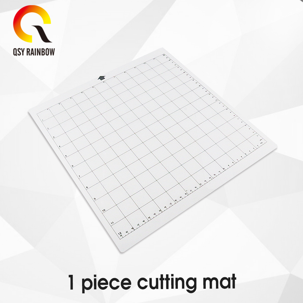 Skjærematte for cricut explore air 2/ maker standardgrep ,12 x 12 tommer for silhuett-cameo selvklebende sklisikre fleksible gittermatter