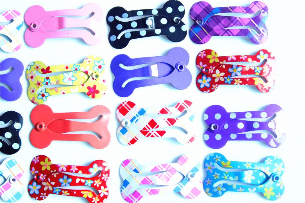 50 stk søde mini hunde hårspænder knogler hund bb clips hårnåle hunde hår tilbehør hunde pleje hår tilbehør kæledyr forsyninger