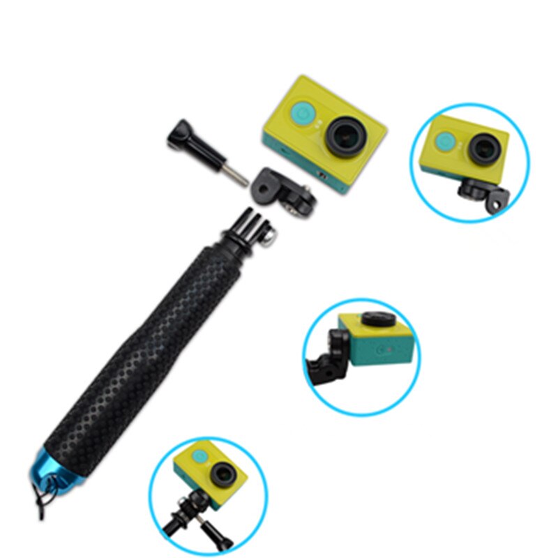 Palo Selfie monopie sumergible de 19 pulgadas, correa para Cámara de Acción Gopro Hero 5 4 3, para Sjcam Xiaomi Yi 4k