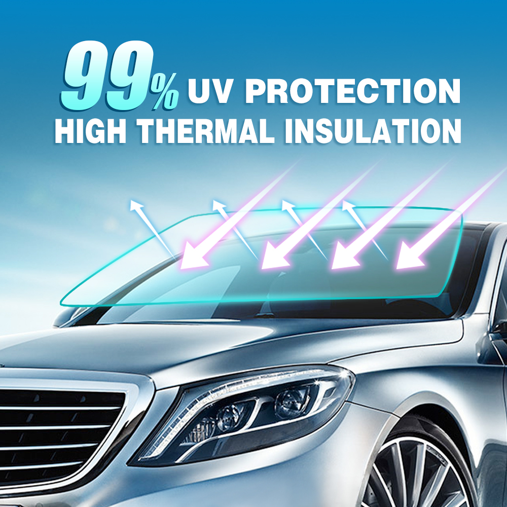 Película de láminas para ventana de coche, tinte de ventanilla de vidrio para ventana lateral de coche, protección Solar a prueba de explosiones, películas adhesivas protectoras UV