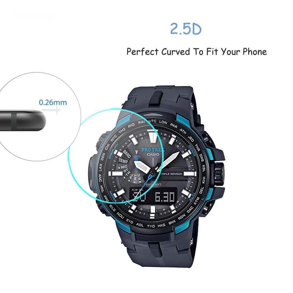 2Pack Voor Casio PRW-6100 PRW-6000 PRW-3510 PRW-3500 PRW-3100 PRW-3000 PRW-2500 Horloge 0.3Mm 2.5D Gehard Glas Screen Protector