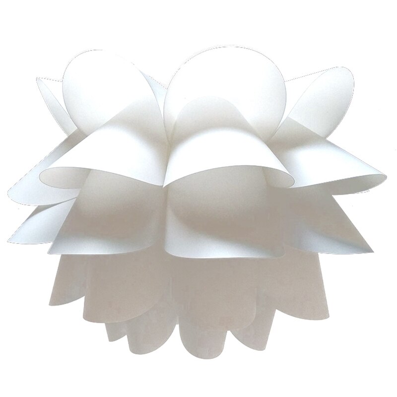 Art DIY Lotus Flower Lamp Shade Modern Pendant Light Shade White Lamp Shade Hanging Lamp Room House Home Decoration
