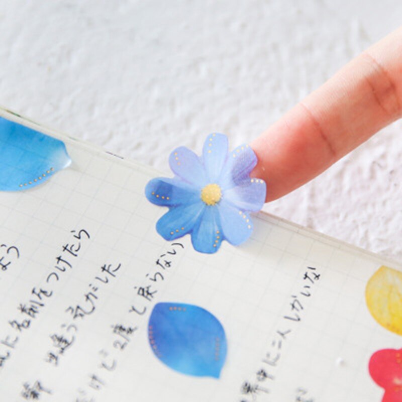40 stks/pak Kleurrijke bloemblaadje vorm sticker fotoalbum dagboek Plakboek decor stickers diy card Scrapbooking sticker