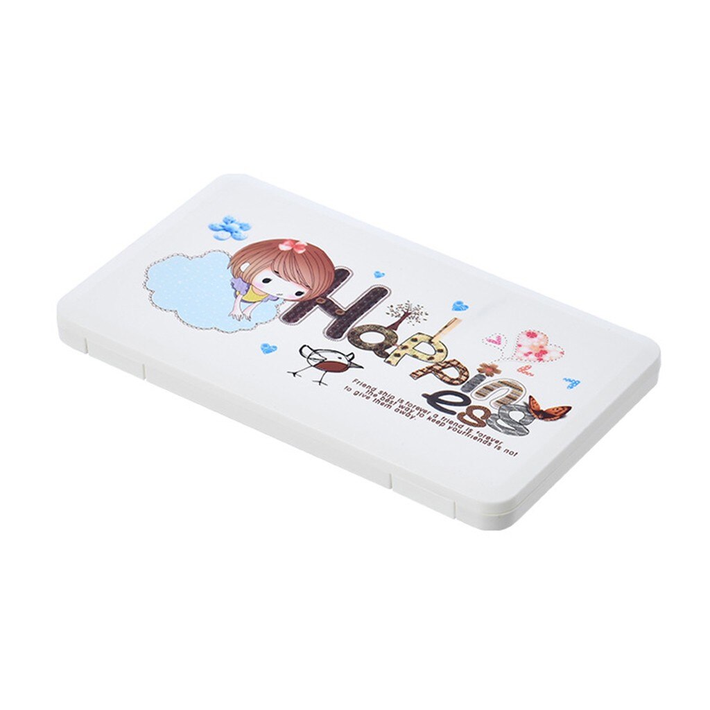 Mask Storage Box Mask Save Portable Storage Box With Lid That cute cartoon Can Carry Masks Organizer boîte de masque enregistrer