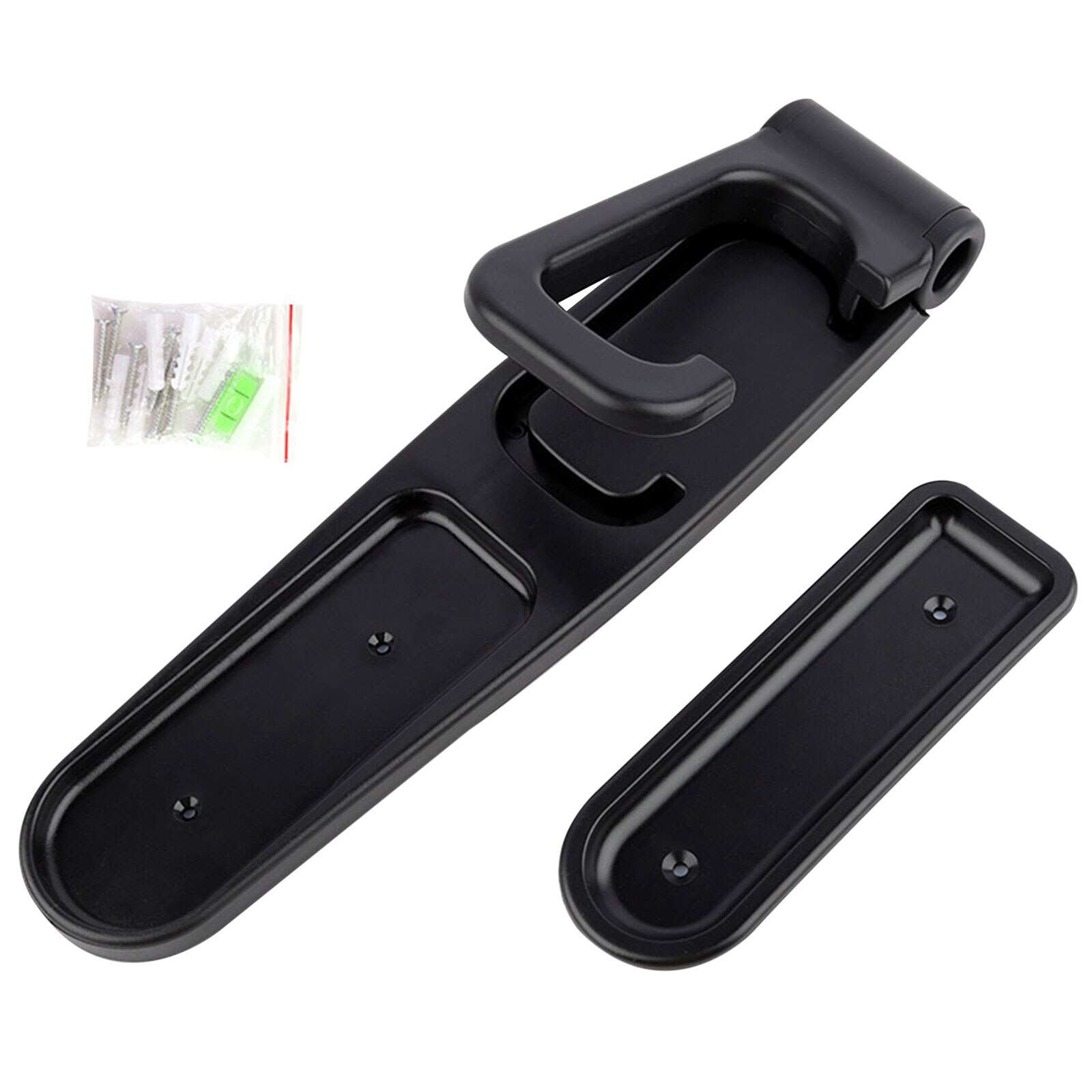 Bike Wall Mount Vertical Indoor Storage Bikes Hanger Rack for Garage Space Saving Cycling Holder Bicycle Hooks for Hanging MTB: BLACK