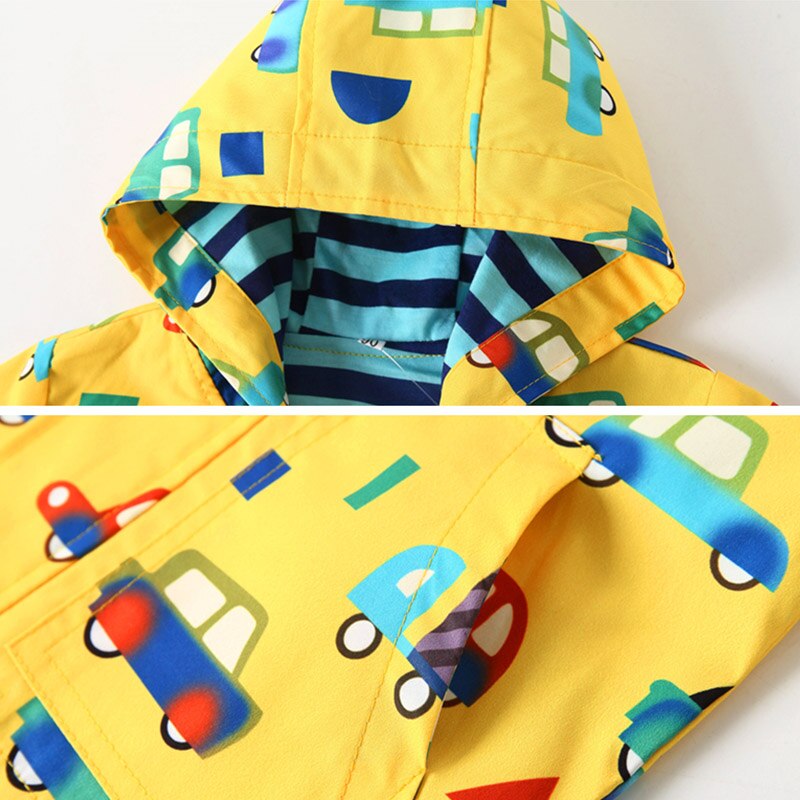 Kinderen Cartoon Jas Voorjaar Kids Jas Voor Jongens Baby Boy Auto Jas Baby Kleding Casual Baby Kleding 1-6 Jaar