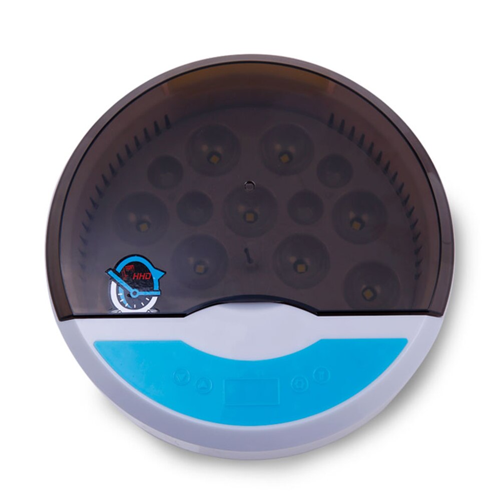 Novelty Fully Automatic LED Incubator 9 Eggs Temperature Humidity Chicken Farm Incubator Machine Poultry Quail Accessories