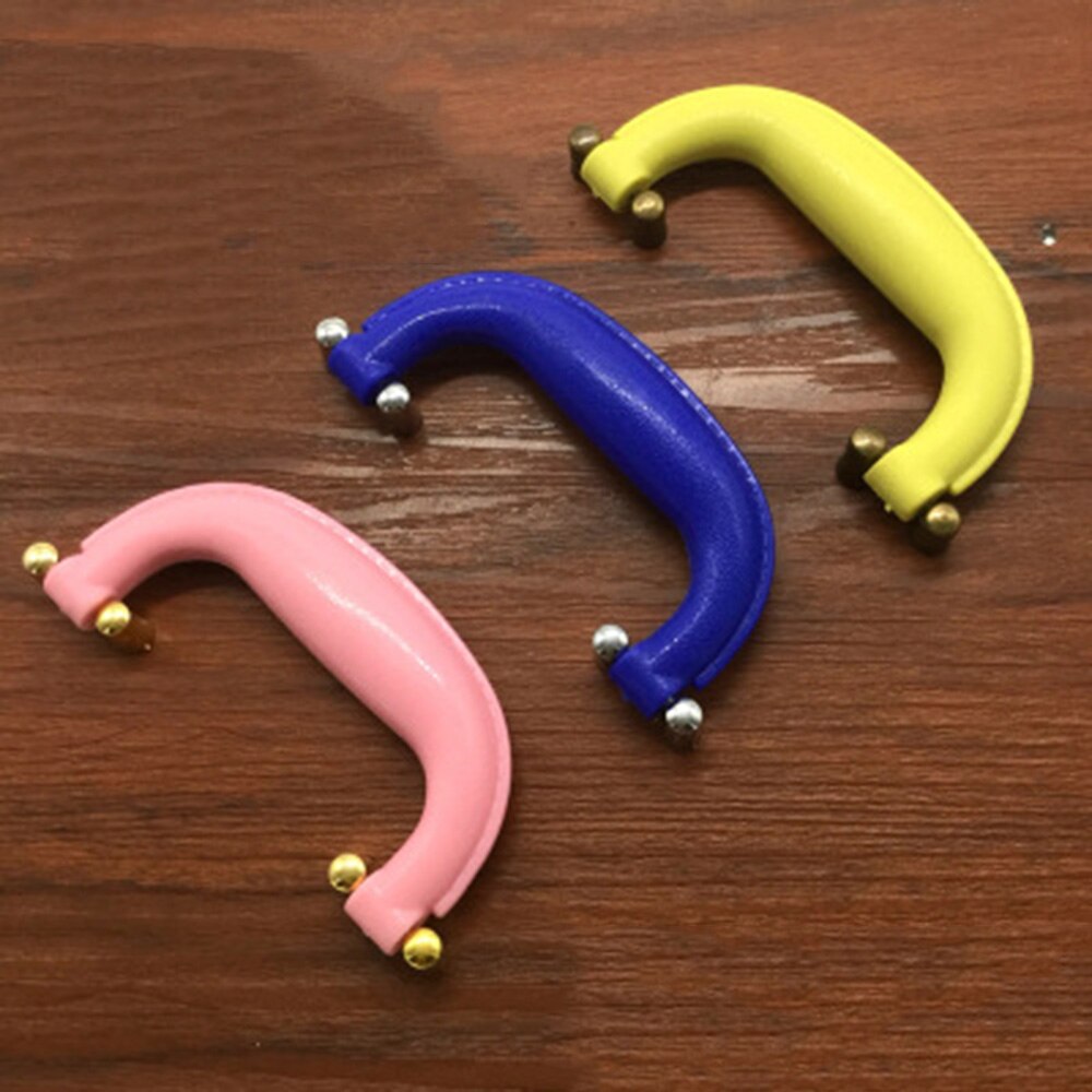 1pc Diy Bag Handle Retro Plastic Suitcase Handle Metal Base Box Frame Parts Bag Luggage Handle Grip Bag Accessories