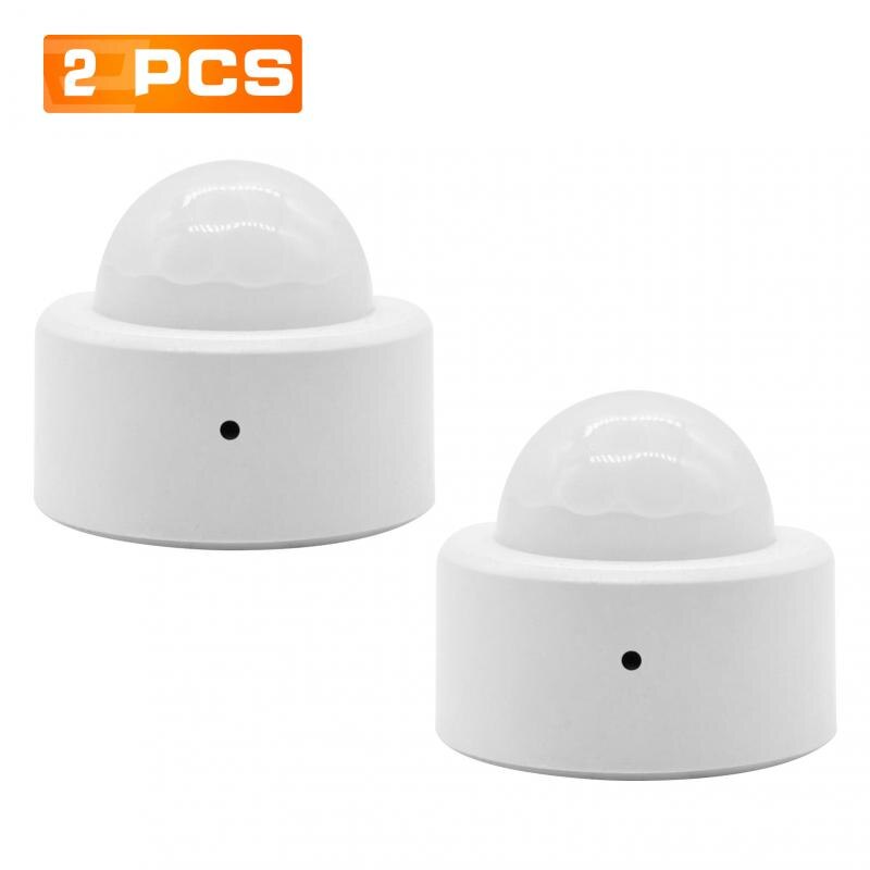 Smart Human Body Sensor Zigbee 3.0 Tuya Mini Motion Movement PIR Transducer Infrared Detector Smart Life Smart Home Security: 2PCS