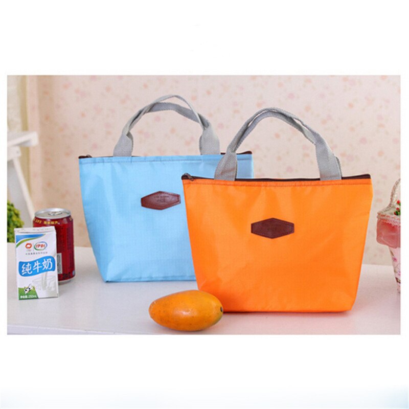 Insulated Tinfoil Aluminum Cooler Thermal Large Travel Picnic Lunch Bags Waterproof Travel Totes Box 4 Candy Colors