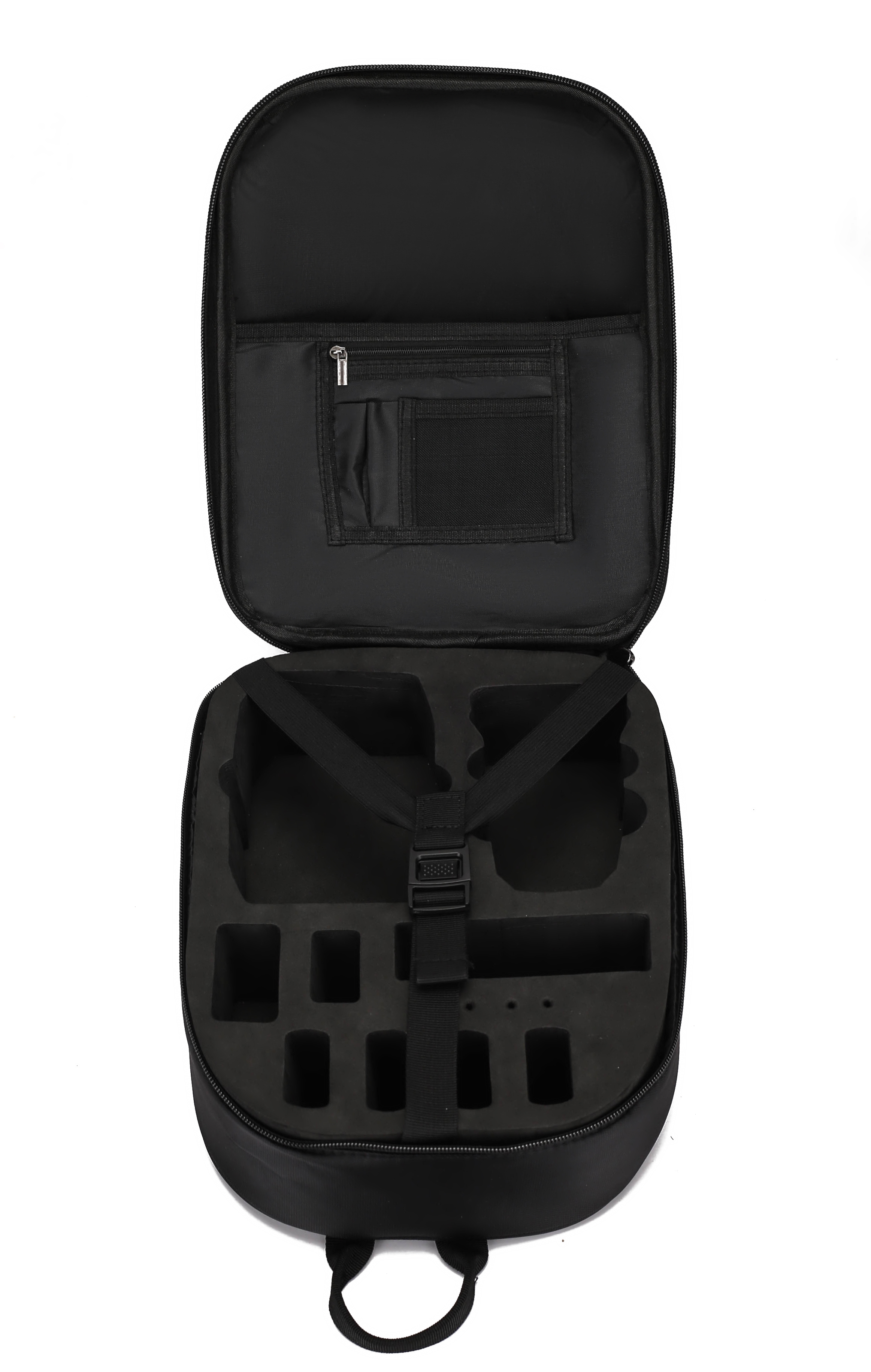 Mochila de viaje a prueba de golpes para Dron DJI Mavic Mini 2, impermeable, antigolpes, carcasa dura, estuche de transporte: Gray black liner