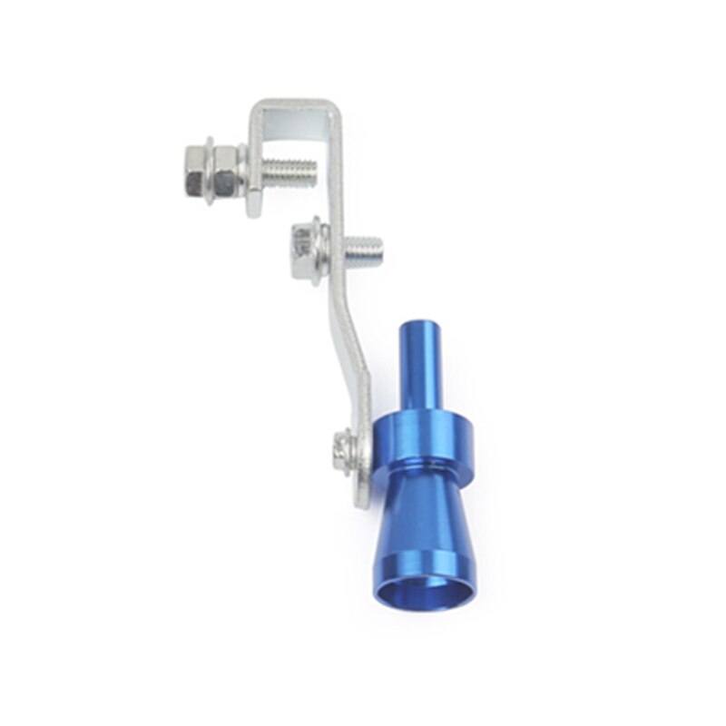 Uitlaat Nep Turbo Uitlaat Blow Off Valve Fluitje Pijp Sound Simulator Whistle S: Blauw