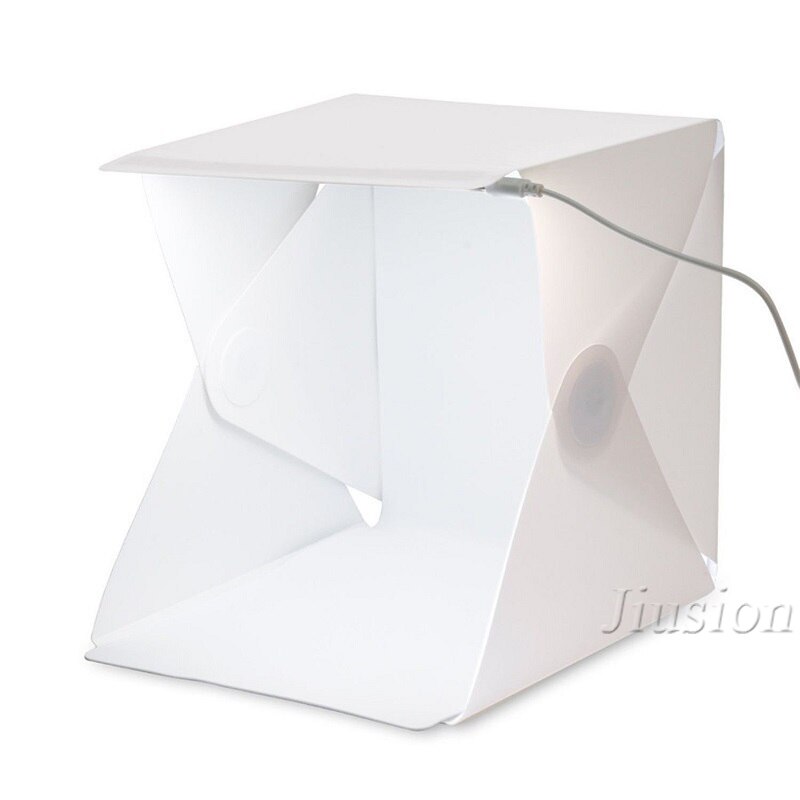 Mini Lightbox Opvouwbare Softbox met Led-verlichting Draagbare Foto Doos voor Fotografie Studio LED Verlichting Kamer Tent voor DSLR Camera &#39;S