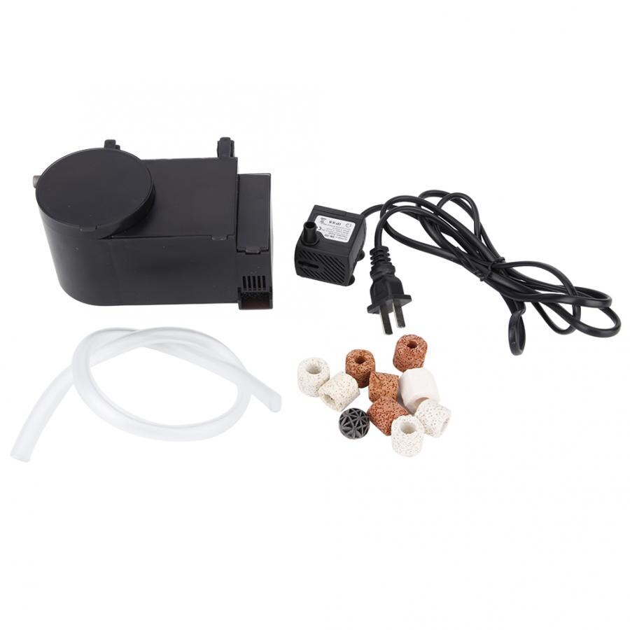 Co2 kleppen diffuser super stilte aquarium vis schildpad tank 4 in 1 filterpomp waterreiniger (cn stekker 220-240v)  aquarium  co2