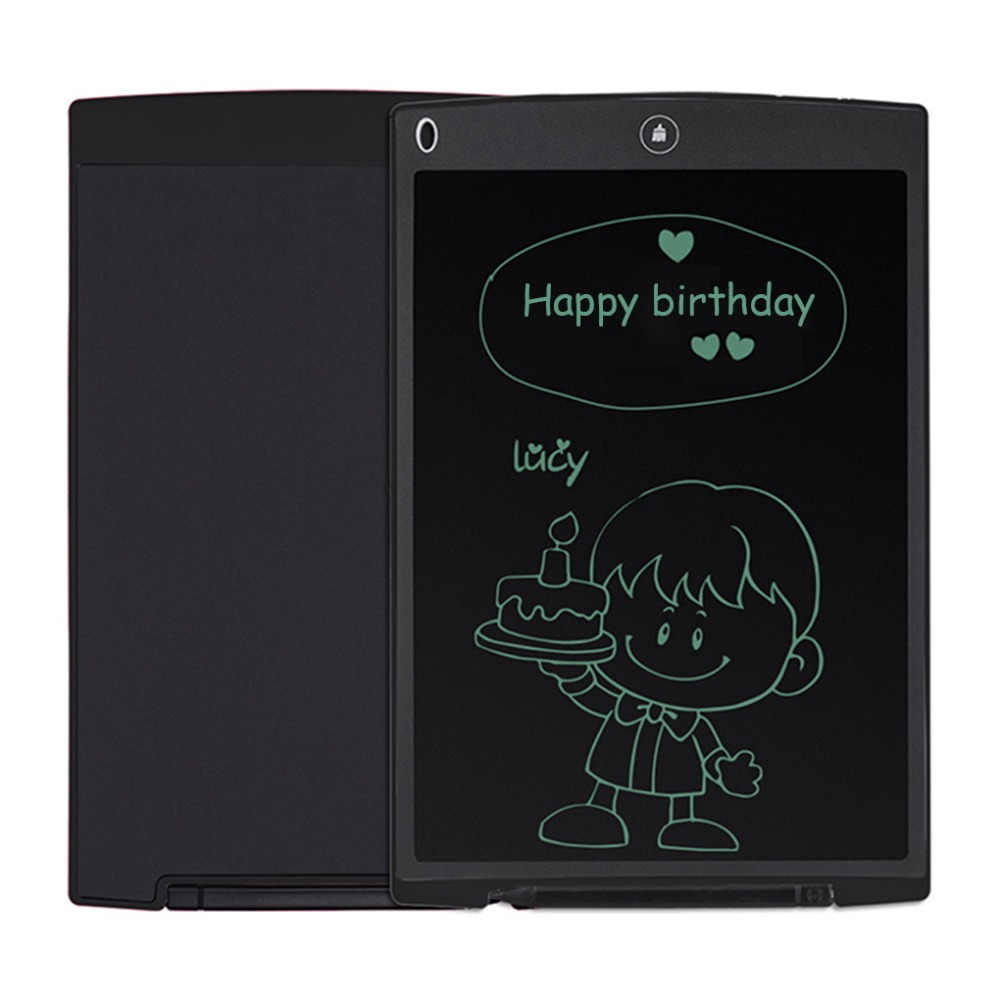 NEWYES Black 12" LCD Mini Writing Tablet Writing Board Can Be Used as Whiteboard eWriter Bulletin Board Memo Board