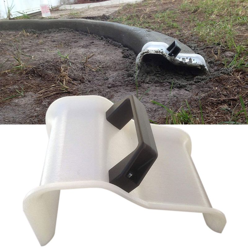 Truelle de béton de paysage de bricolage polyvalent avec le modèle de coupe-bordure de poignée faisant la forme 23GB