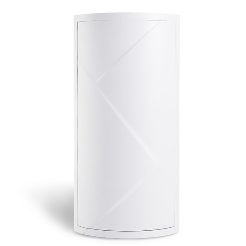 Bathroom 360 Degree Rotating Triangle Shelf Kitchen Toilet Shelf Corner Shelf Bathroom Storage Rack Cabinet Multi Layer Storag: White