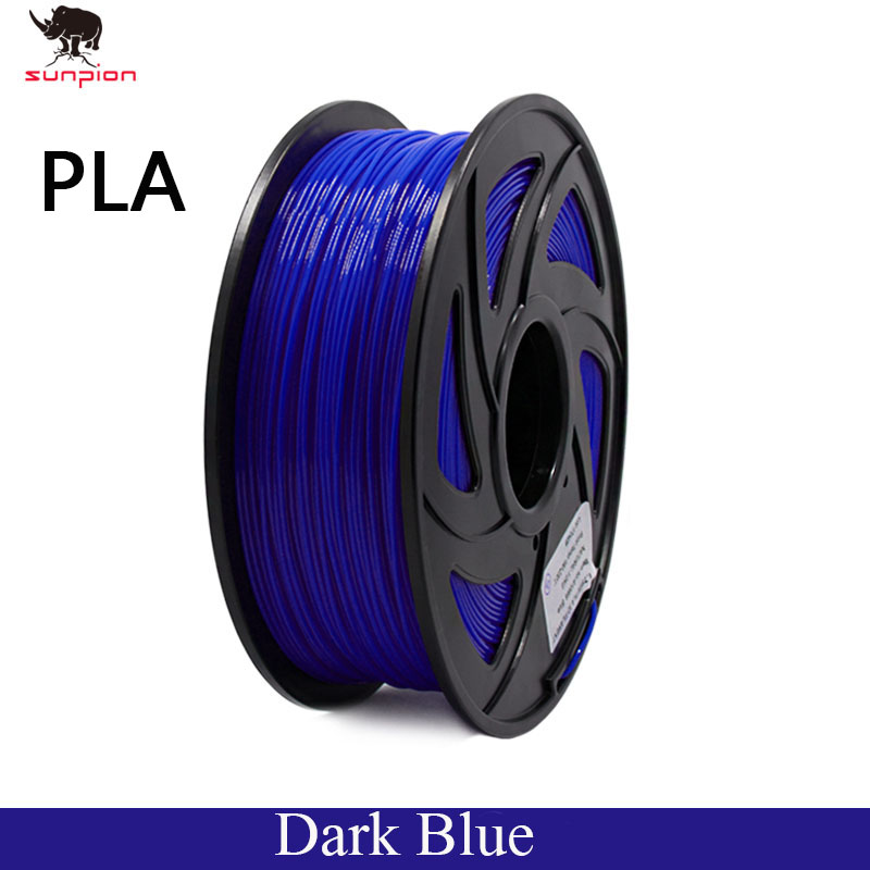 PLA 3D Printer Filament 1.75mm PLA 1.75 Filament 24 Colors White Dimensional Accuracy +/- 0.05 mm, 1kg / Spool: Dark Blue