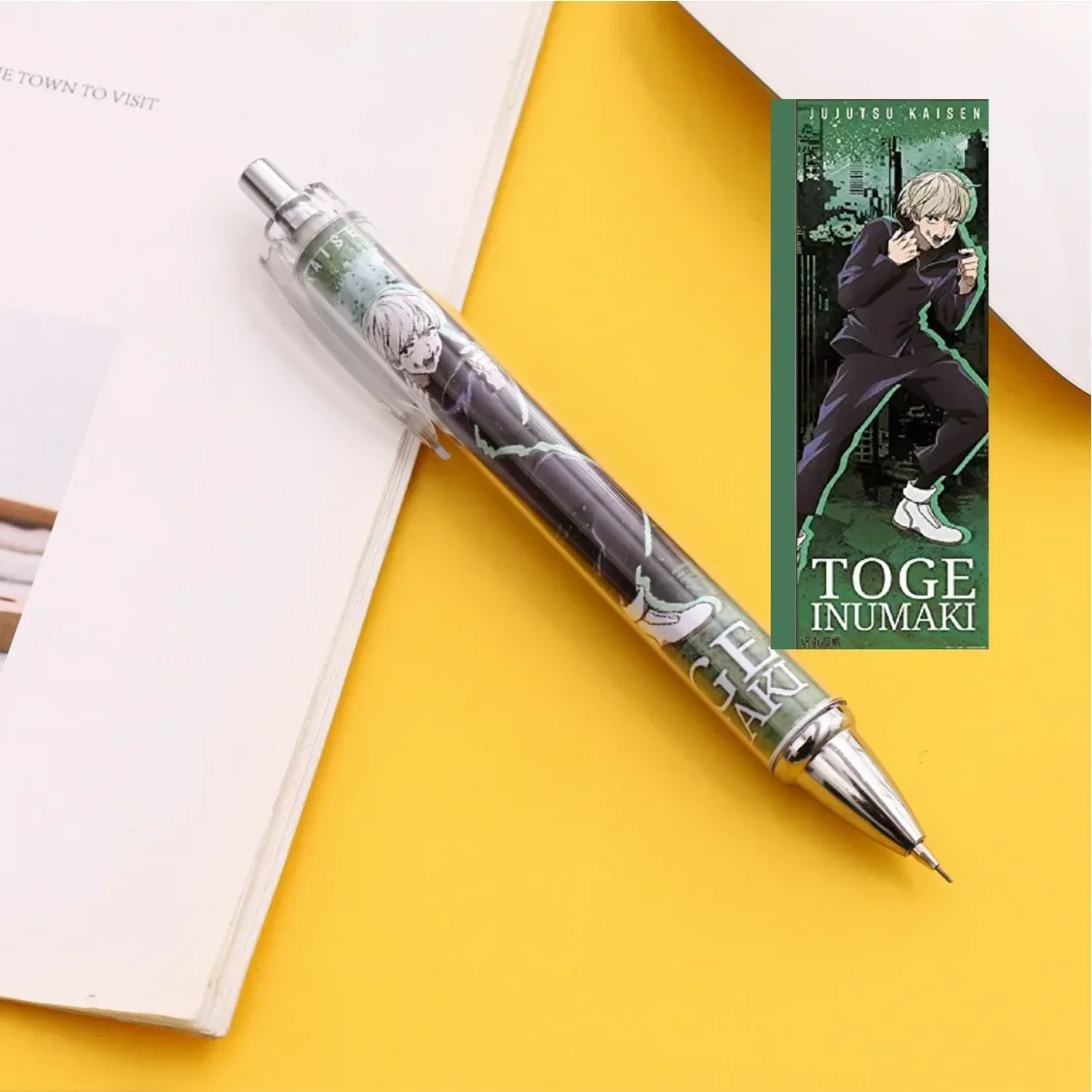 Fushiguro Toji Itadori Yuji Gojo Satoru Anime Verwandter Kugelschreiber Automatischer Bleistift Ästhetischer Schreibwarenbedarf Studentengeschenke