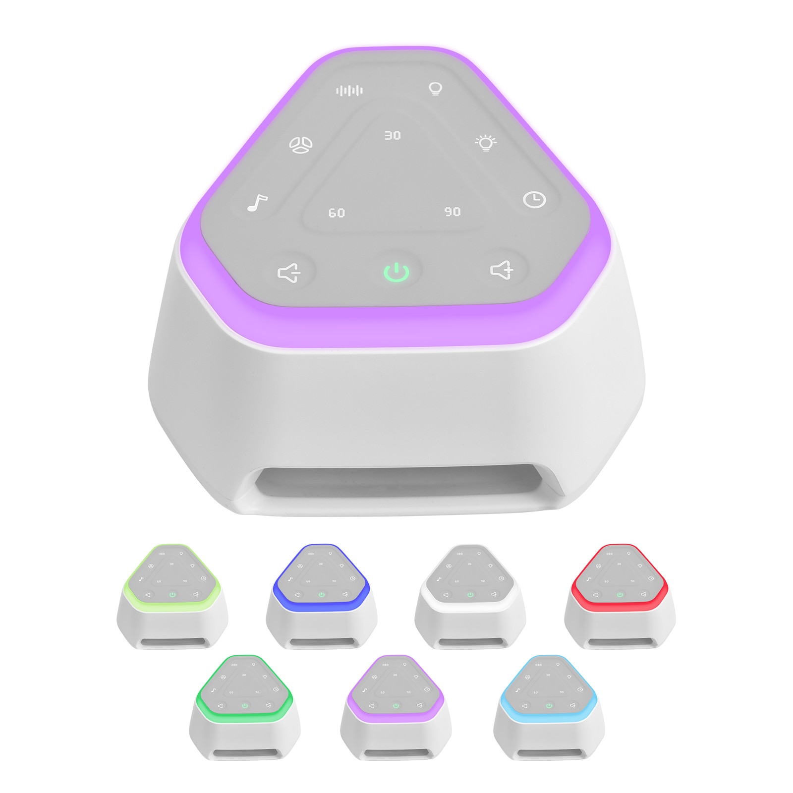 Desktop White Noise Machine Sleep Sound Machine 26 Soothing Sounds Timer Memory Function for Baby Kids Adults Sleeping Relaxing