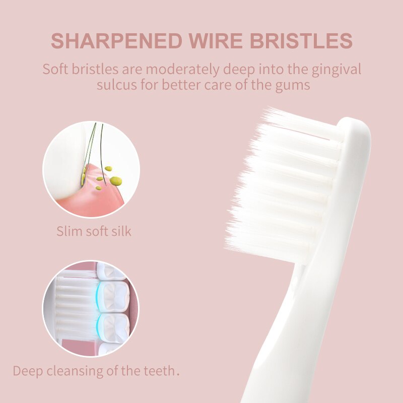 Seago-cepillo de dientes eléctrico recargable, 5 modos, blanqueador, limpieza dental, cuidado bucal , caja de viaje