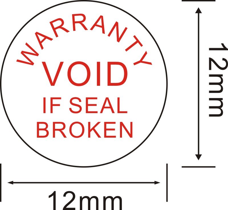 Factory direct Warranty sealing label Security Protection sticker void If seal broken Damaged Shredded paper -2022: F