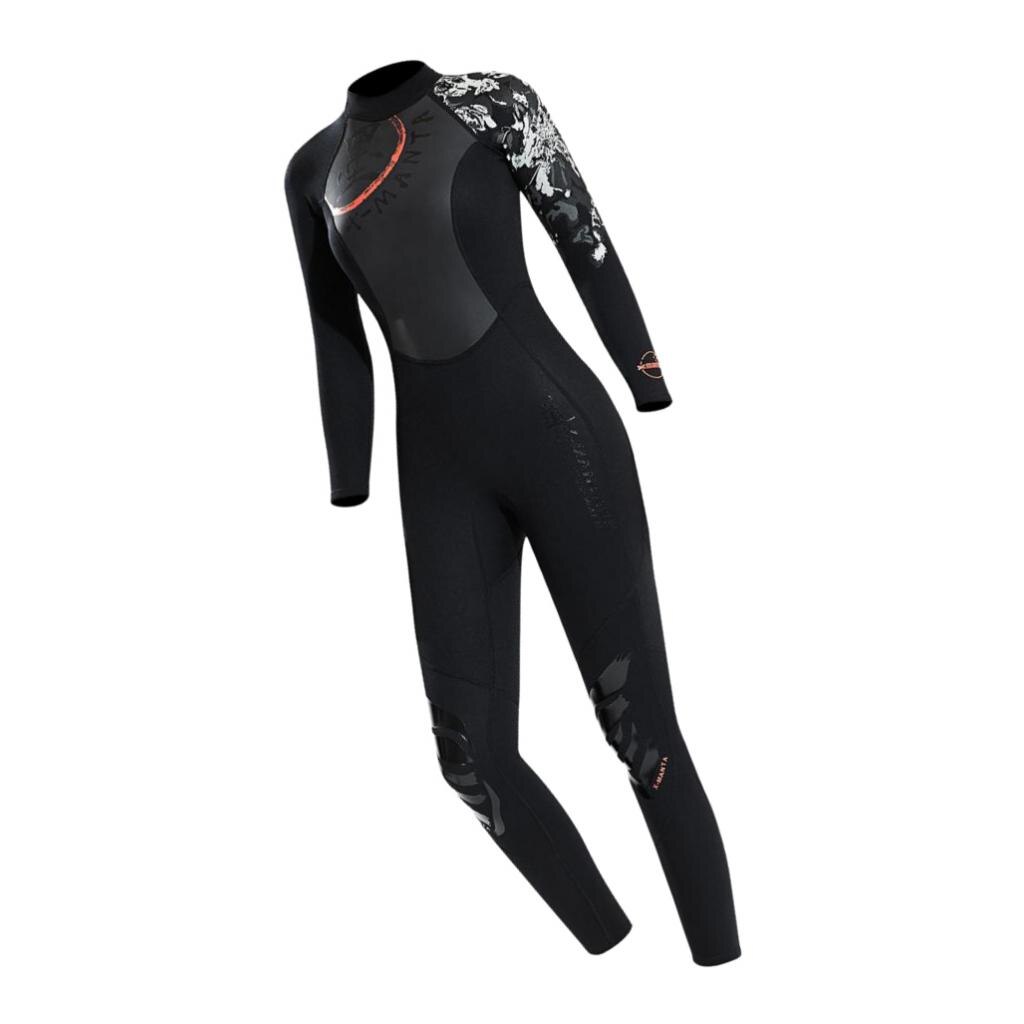 Diving Wetsuit Chinese Style Dive Wet Suit Jumpsuits Full Jumpsuit Cold Water Scuba Snorkeling Spearfishing for Women