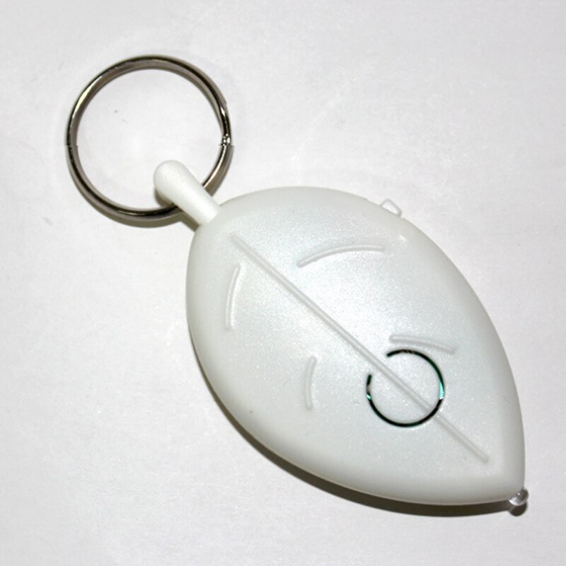 Mini Anti-lost Whistle Key Finder Beeping Remote Key Bag Wallet Locators Alarm Reminder: White