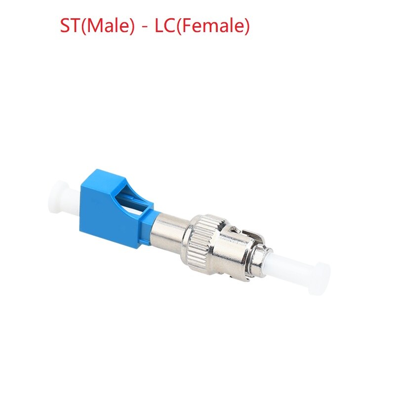 LeeBeTo SC/ST/FC/LC UPC/APC Fiber Optic Adapter/Connector Single/Multi mode Female to Male SM 9/125 Hybrid Adapter: ST-LC SM