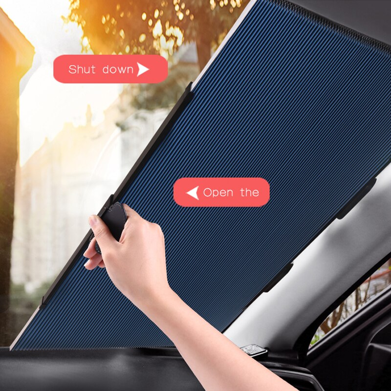 Cellular Foldable Car Front Window Curtain Windshield Sun Shades Cuttable Anti-UV Car Window Shade 40/60/65cm Sun Block